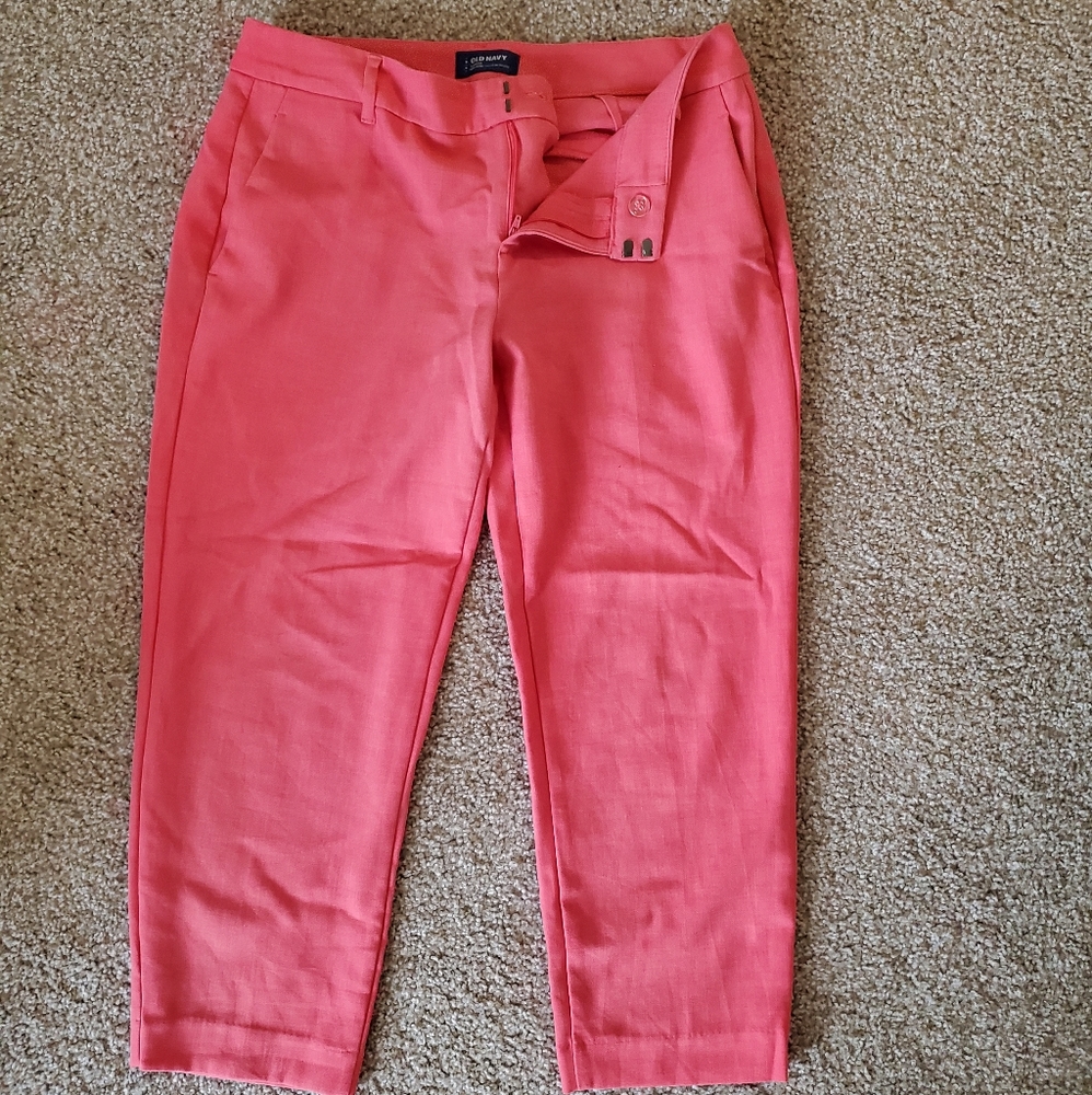 Linen Capri Pant